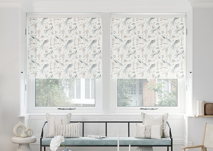 Tropical Birds, Topaz - Twist&Fit Roller Blind - Image 3